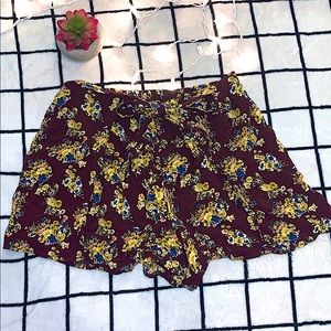 Cute Floral Shorts